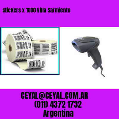 stickers x 1000 Villa Sarmiento