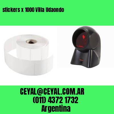 stickers x 1000 Villa Udaondo