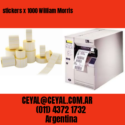 stickers x 1000 William Morris