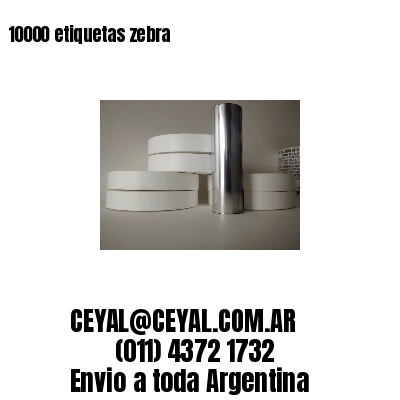 10000 etiquetas zebra