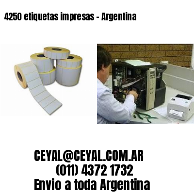 4250 etiquetas impresas – Argentina