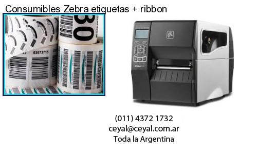 Consumibles Zebra etiquetas   ribbon