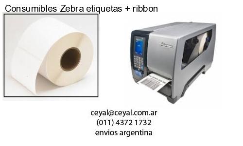 Consumibles Zebra etiquetas   ribbon