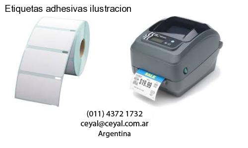 Etiquetas adhesivas ilustracion