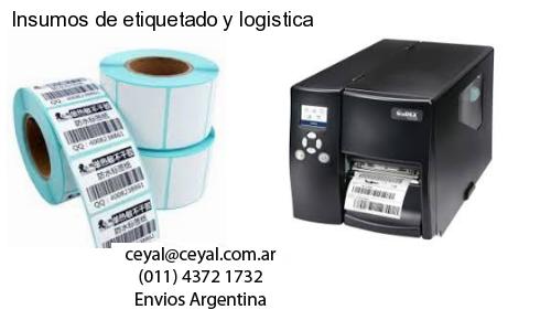 Insumos de etiquetado y logistica