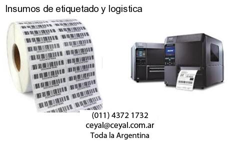 Insumos de etiquetado y logistica