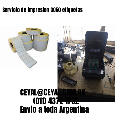 Servicio de impresion 3050 etiquetas