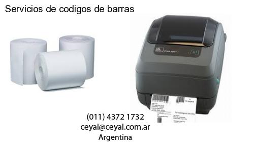 Servicios de codigos de barras