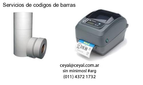 Servicios de codigos de barras