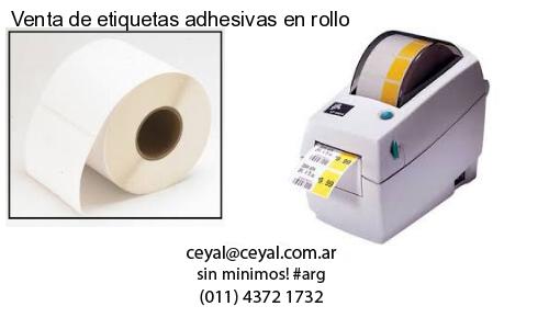 Venta de etiquetas adhesivas en rollo