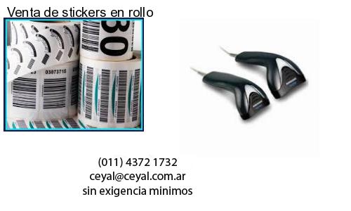 Venta de stickers en rollo