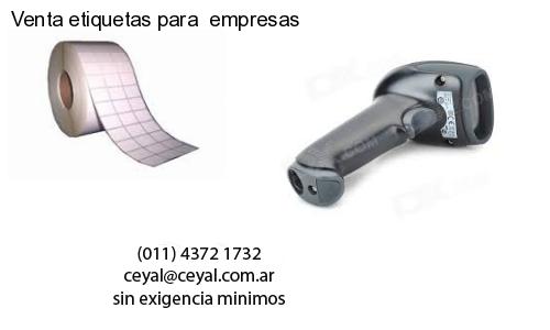 Venta etiquetas para  empresas