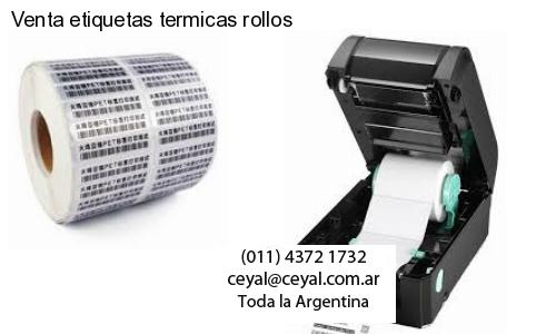 Venta etiquetas termicas rollos