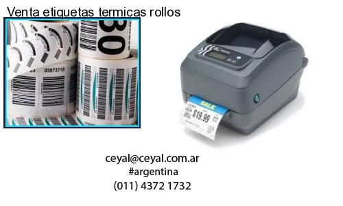 Venta etiquetas termicas rollos