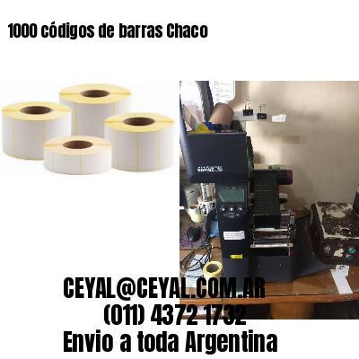 1000 códigos de barras Chaco