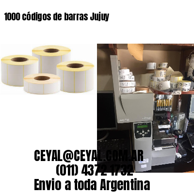 1000 códigos de barras Jujuy