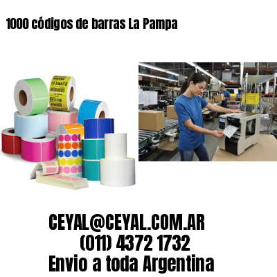 1000 códigos de barras La Pampa