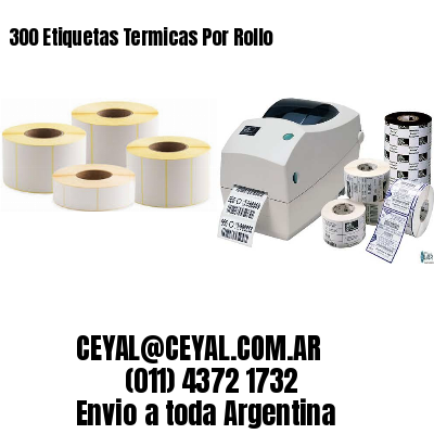 300 Etiquetas Termicas Por Rollo