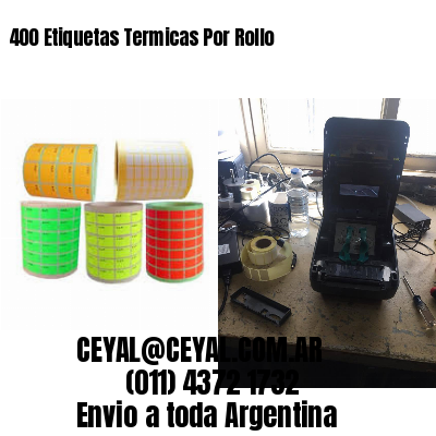 400 Etiquetas Termicas Por Rollo