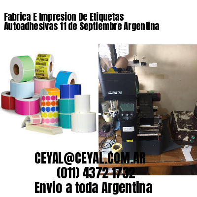 Fabrica E Impresion De Etiquetas Autoadhesivas 11 de Septiembre Argentina