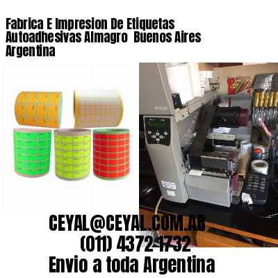 Fabrica E Impresion De Etiquetas Autoadhesivas Almagro  Buenos Aires Argentina