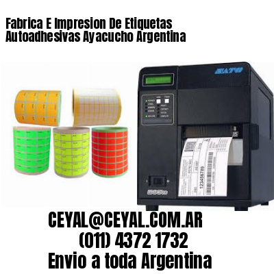 Fabrica E Impresion De Etiquetas Autoadhesivas Ayacucho Argentina