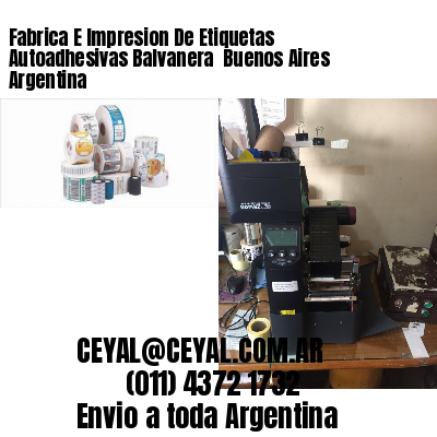 Fabrica E Impresion De Etiquetas Autoadhesivas Balvanera  Buenos Aires Argentina