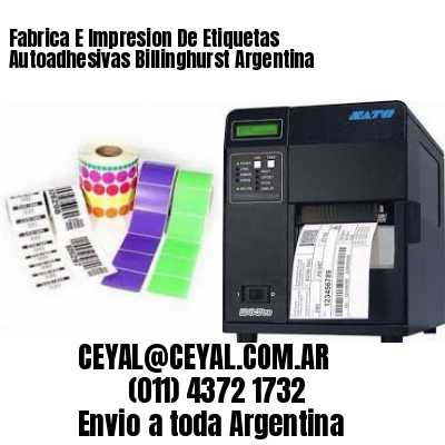 Fabrica E Impresion De Etiquetas Autoadhesivas Billinghurst Argentina