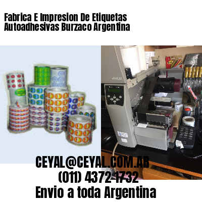 Fabrica E Impresion De Etiquetas Autoadhesivas Burzaco Argentina