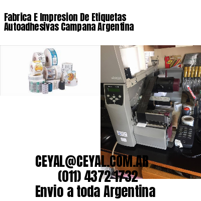 Fabrica E Impresion De Etiquetas Autoadhesivas Campana Argentina