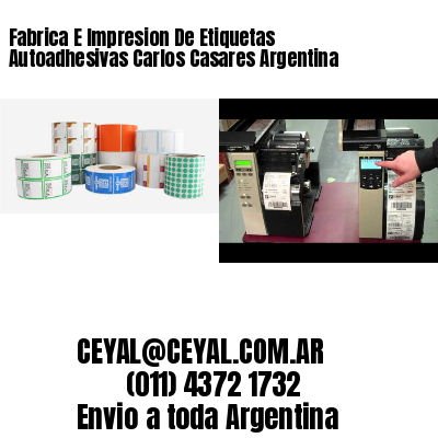 Fabrica E Impresion De Etiquetas Autoadhesivas Carlos Casares Argentina