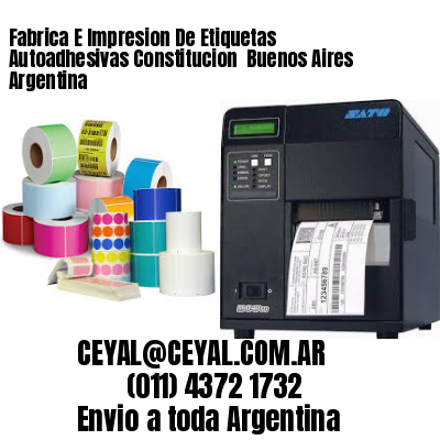 Fabrica E Impresion De Etiquetas Autoadhesivas Constitucion  Buenos Aires Argentina