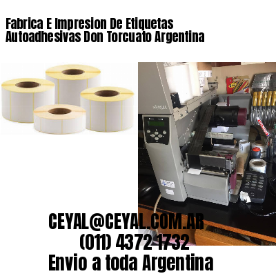 Fabrica E Impresion De Etiquetas Autoadhesivas Don Torcuato Argentina