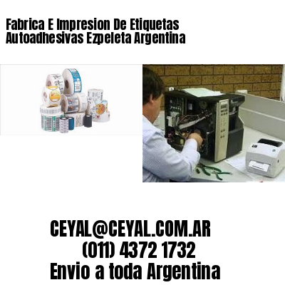 Fabrica E Impresion De Etiquetas Autoadhesivas Ezpeleta Argentina