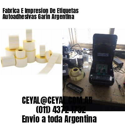 Fabrica E Impresion De Etiquetas Autoadhesivas Garín Argentina