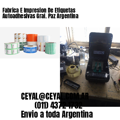 Fabrica E Impresion De Etiquetas Autoadhesivas Gral. Paz Argentina