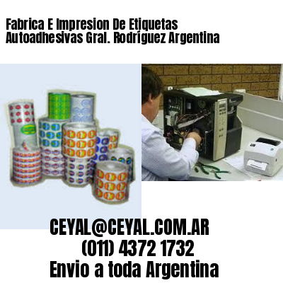 Fabrica E Impresion De Etiquetas Autoadhesivas Gral. Rodríguez Argentina