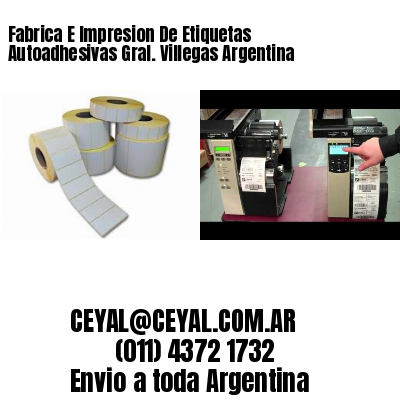 Fabrica E Impresion De Etiquetas Autoadhesivas Gral. Villegas Argentina