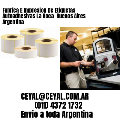 Fabrica E Impresion De Etiquetas Autoadhesivas La Boca  Buenos Aires Argentina