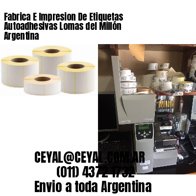 Fabrica E Impresion De Etiquetas Autoadhesivas Lomas del Millón Argentina