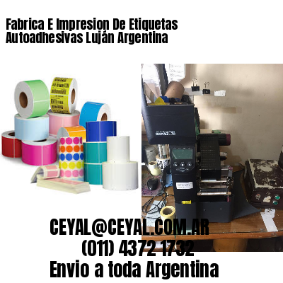 Fabrica E Impresion De Etiquetas Autoadhesivas Luján Argentina