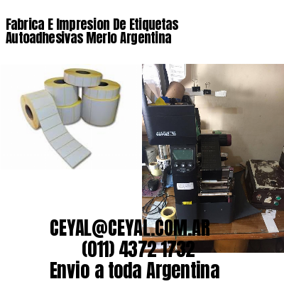 Fabrica E Impresion De Etiquetas Autoadhesivas Merlo Argentina