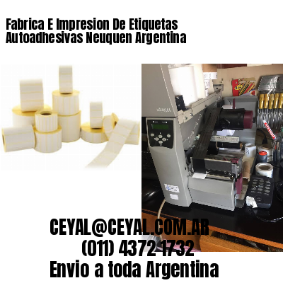 Fabrica E Impresion De Etiquetas Autoadhesivas Neuquen Argentina