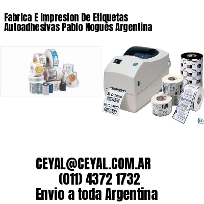 Fabrica E Impresion De Etiquetas Autoadhesivas Pablo Nogués Argentina