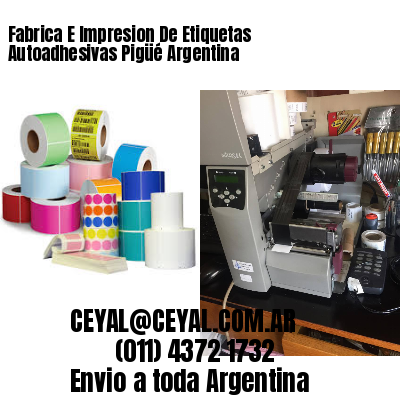 Fabrica E Impresion De Etiquetas Autoadhesivas Pigüé Argentina