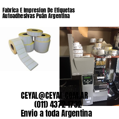 Fabrica E Impresion De Etiquetas Autoadhesivas Puán Argentina