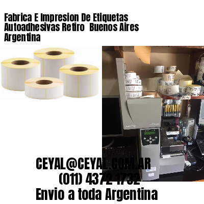 Fabrica E Impresion De Etiquetas Autoadhesivas Retiro  Buenos Aires Argentina