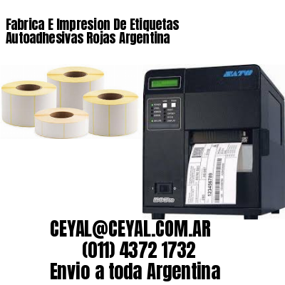 Fabrica E Impresion De Etiquetas Autoadhesivas Rojas Argentina