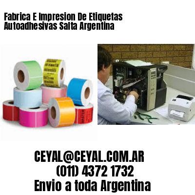 Fabrica E Impresion De Etiquetas Autoadhesivas Salta Argentina