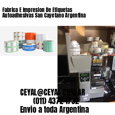 Fabrica E Impresion De Etiquetas Autoadhesivas San Cayetano Argentina